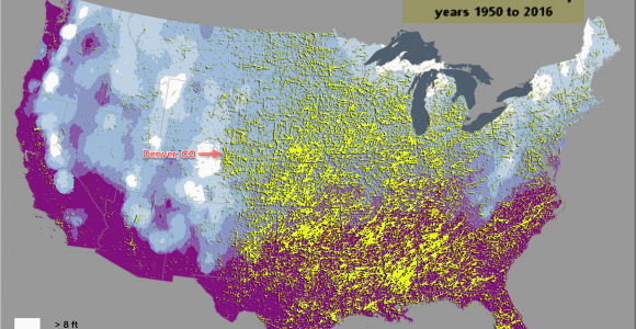 Colorado Precipitation Map where In the U S Gets Both Extreme Snow and Severe Thunderstorms