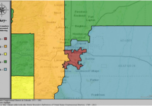 Colorado Senate Districts Map Colorado S Congressional Districts Wikipedia