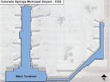 Colorado Springs Airport Map Colorado Springs Municipal Cos Airport Terminal Map