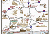 Colorado Springs attractions Map Map Of Colorado towns Maps Directions