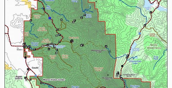 Colorado State Parks Map Colorado National forest Map Fresh Colorado County Map with Cities