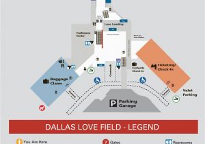 Columbus Ohio Airport Map Dallas Love Field Airport Map