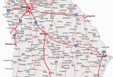 Counties In Georgia Map with Cities Map Of Georgia Cities Georgia Road Map