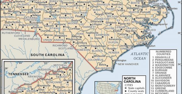 County Map for north Carolina State and County Maps Of north Carolina