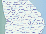 County Map Of atlanta Georgia Georgia Counties Map