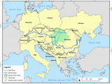 Danube River Map Europe Map Of Danube River Basin and Tisza River Sub Basin source