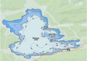 Depth Map Of Lake Michigan Medora Lake Fishing Map Us Mi 42 86 Nautical Charts App