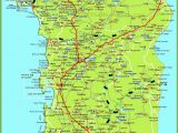 Detailed Map Of Italy with Cities and towns Large Detailed Map Of Sardinia with Cities towns and Roads