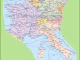 Detailed Map Of Italy with Cities and towns Map Of Switzerland Italy Germany and France