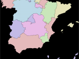 Detailed Map Of southern Spain Autonomous Communities Of Spain Wikipedia