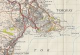 Devonshire England Map torquay Geological Field Guide by Ian West