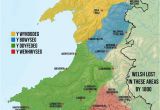 Dialect Map Of England Map Of Welsh Dialects Made by Me Based Off A Collection Of Others