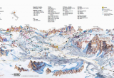 Dolomite Mountains Italy Map Cortina D Ampezzo Slope Map Dolomiti Superski