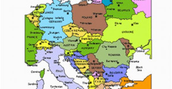 Eastern Europe Map with Capitals 25 Categorical Map Of Eastern Europe and Capitals