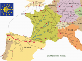 El Camino Walk Spain Map the Many Routes Of the Camino De Santiago