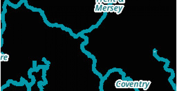 England Canal Network Map Birmingham Canal Navigations Canal Map Canal River Trust