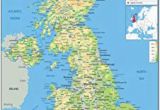 England Map Cities and towns United Kingdom Uk Road Wall Map Clearly Shows Motorways