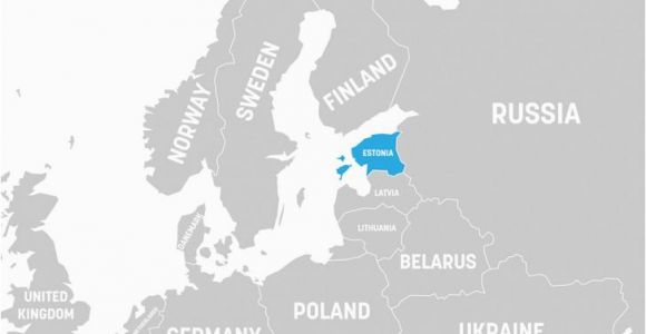 Estonia In Europe Map What Continent is Estonia In Worldatlas Com