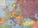 Europe 1914 Political Map Europe From 1914 to 1935 Rand Mcnally Company 1946