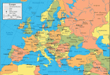 Europe and asia Map with Countries Europe Map and Satellite Image