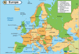 Europe and asia Map with Countries Map Of Europe with Facts Statistics and History