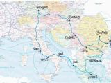 Europe Backpacking Map Exploring Europe Via Interrail In 2019 Travel Travel