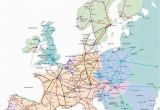 Europe Backpacking Map Train Map for Europe Rail Traveled In 1989 with My Ill