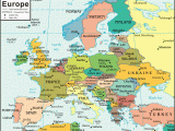 Europe Continent Map Outline Europe Map and Satellite Image