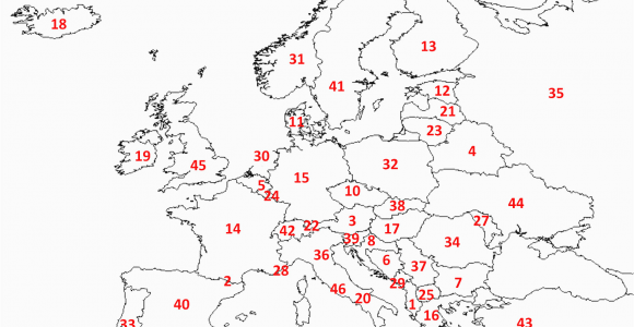 Europe Country Map Quiz 64 Faithful World Map Fill In the Blank