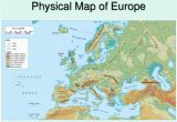 Europe Landforms Map Physical Europe Map Climatejourney org