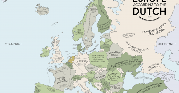 Europe Map 1923 Europe According to the Dutch Europe Map Europe Dutch