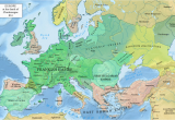 Europe Map In the Middle Ages Early Middle Ages Wikipedia