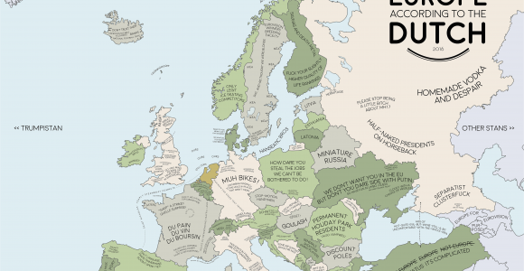 Europe Map Large Size Europe According to the Dutch Europe Map Europe Dutch