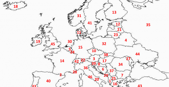 Europe Map Quiz Printable Europe Map Blank Quiz Map Of Us Western States