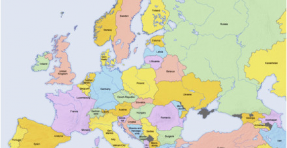 Europe Map without Country Names List Of sovereign States and Dependent Territories In Europe