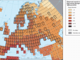 Europe Temperature Map October Global and European Temperature European Environment Agency