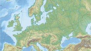 Europe Terrain Map Europe topographic Map Climatejourney org