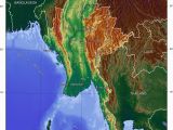 Europe topographical Map topographic Map Of Myanmar P1 Burma Campaign Map