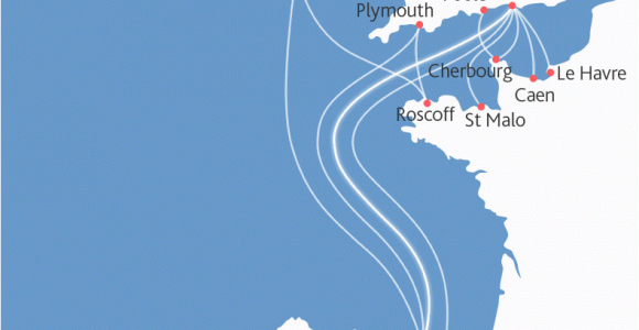 Ferry to France Routes Map Maps Driving Directions Santander Portsmouth