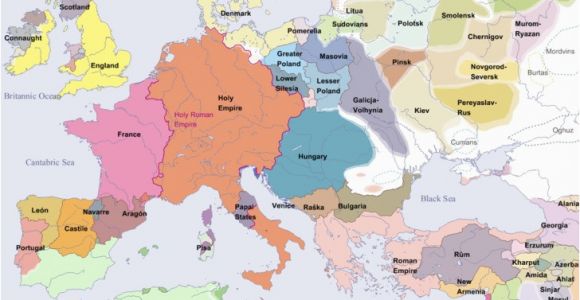 Feudal Europe Map Euratlas Periodis Web Map Of Europe In Year 1200