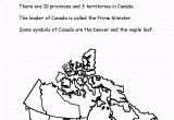 Fill In the Blank Map Of Canada Canadian Activities Worksheets On Geography Country Study