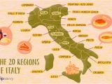 Food Regions Of Italy Map Map Of the Italian Regions