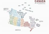 Foot Mapping Canada Canada A Map In Words Just because Canadian Stereotypes