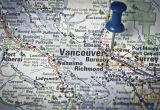 Fraser River On Map Of Canada Vancouver Canada Location Map