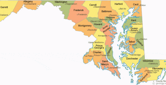 Frederick Colorado Map Maryland County Map