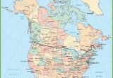 Geographical Map Of Usa and Canada Usa and Canada Map