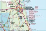 Georgia Florida Map Roads northeast Florida Road Map Showing Main towns Cities and Highways