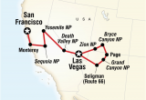 Georgia Heard Heart Map Nationalparks Im Westen Der Usa In Vereinigte Staaten nordamerika