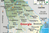 Georgia Physical Features Map where is atlanta Ga atlanta Georgia Map Worldatlas Com