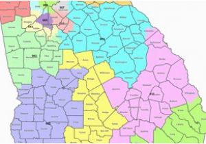 Georgia Power Coverage Map Map Georgia S Congressional Districts